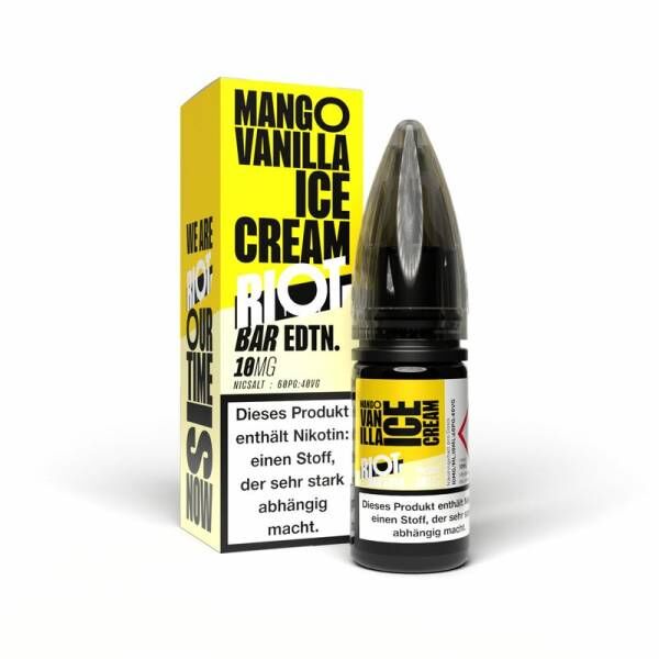 Mango Vanilla Ice - BAR EDTN - Riot Nikotinsalz Liquid 10ml