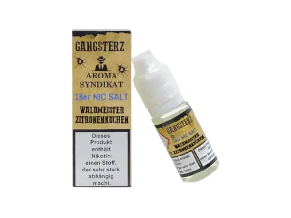 GANGSTERZ - Waldmeister Zitronenkuchen - Nikotinsalz Liquid 10ml