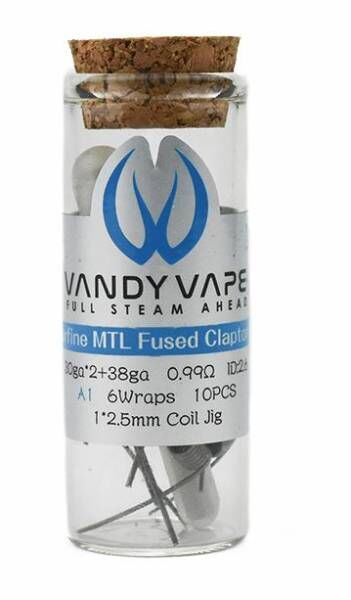 VandyVape Prebuilt A1 Superfine MTL Fused Clapton Coil (10 St.)