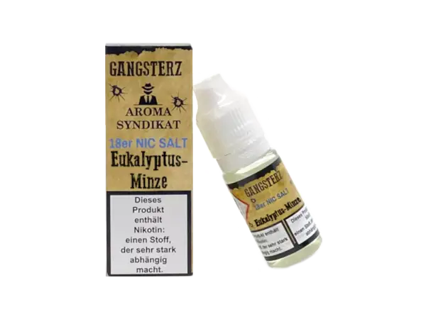 GANGSTERZ - Eukalyptus Minze - Nikotinsalz Liquid 10ml