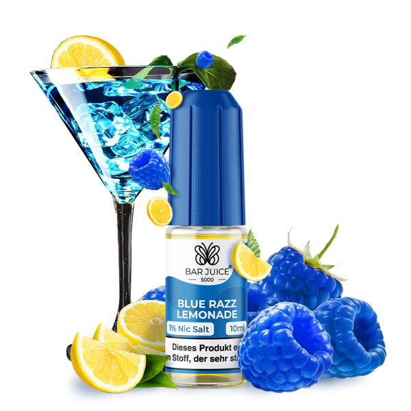 Blue Razz Lemonade -  Bar Juice 5000 - Nikotinsalz Liquid 10ml