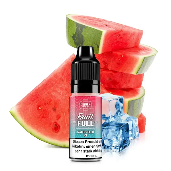 Watermelon Ice - Fruit Full Dinner Lady Salt Nic Liquid 10ml