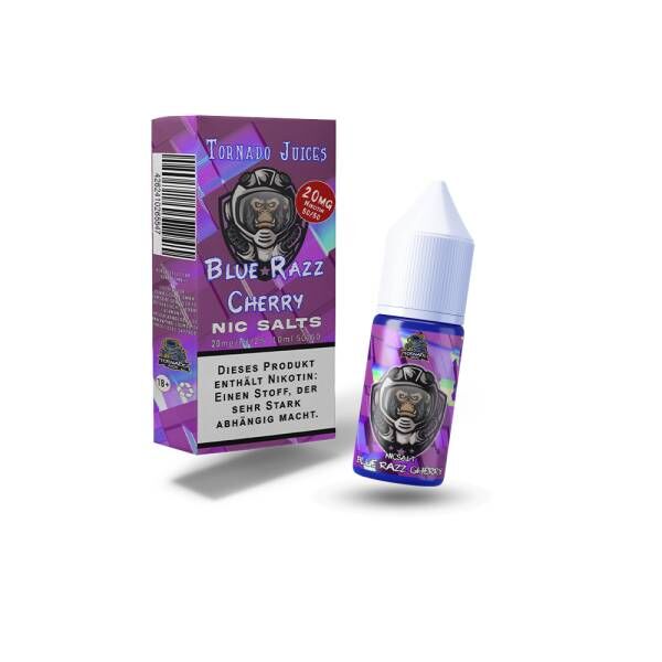Blue Razz Cherry - Tornado Juices - Overdosed Nikotinsalz 20mg