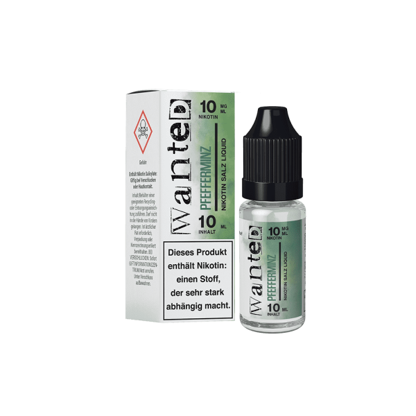 Pfefferminz - Wanted Overdosed - Nikotinsalz Liquid 10ml