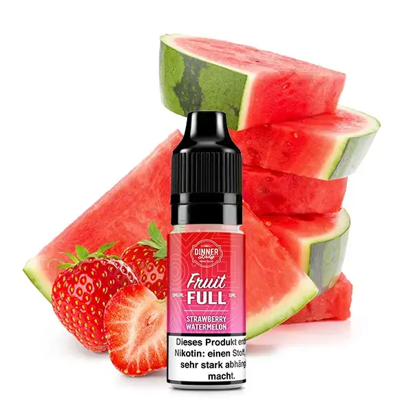 Strawberry Watermelon - Fruit Full Dinner Lady Salt Nic Liquid 10ml