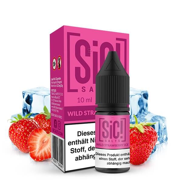 Wild Strawberry Ice - SIC! - Nikotinsalz Liquid 10ml