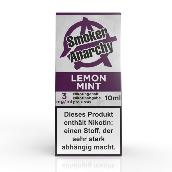 Lemon Mint - Smoker Anarchy® Liquid 10ml 0 mg
