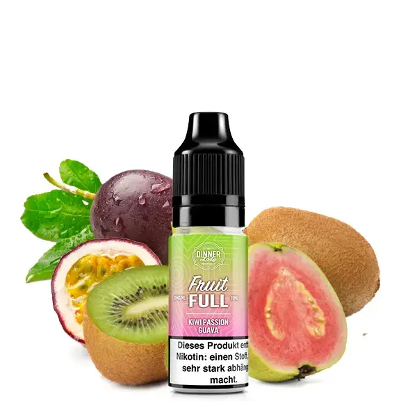 Kiwi Passion Guava - Fruit Full Dinner Lady Salt Nic Liquid 10ml