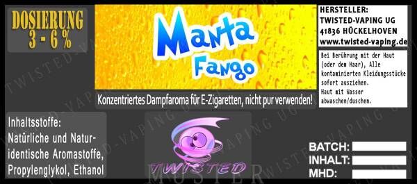 Twisted Flavors-Aroma (10 ml) Manta Fango