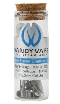 VandyVape Prebuilt Ni80 Triple Fused Clapton Coil (10 St.) 0,41 Ohm