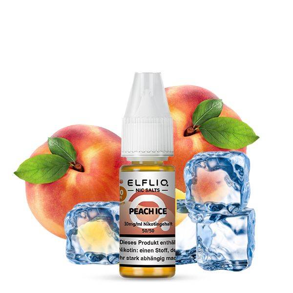 Peach Ice - ELFLIQ - Nikotinsalz Liquid 10ml