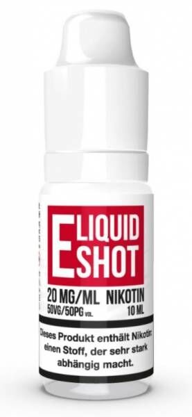 E Liquid Shot 50/50 10ml 20mg