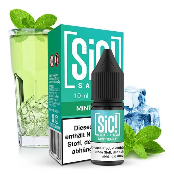 Mint Tea Ice - SIC! - Nikotinsalz Liquid 10ml