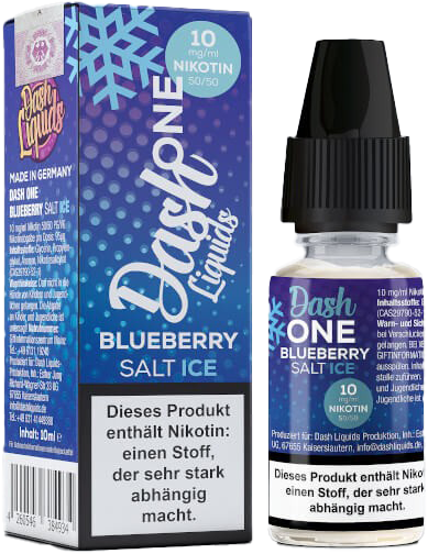 Dash One Nikotinsalz - Blueberry Ice