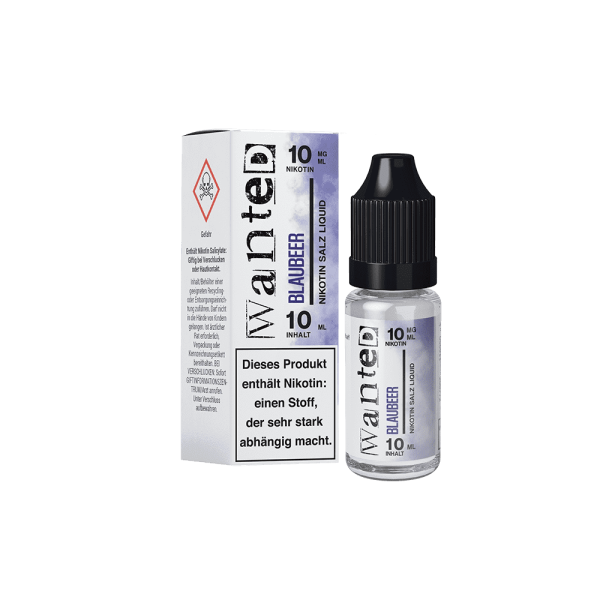 Blaubeer - Wanted Overdosed - Nikotinsalz Liquid 10ml