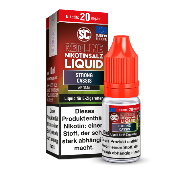 Strong Cassis - SC Red Line - Nikotinsalz Liquid 10ml
