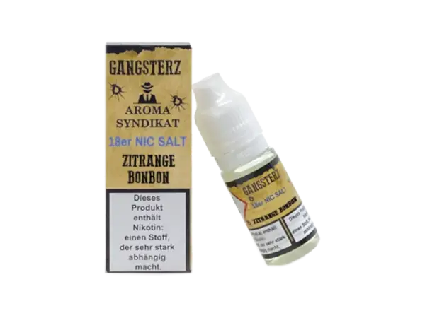 GANGSTERZ - Zitrange Bonbon - Nikotinsalz Liquid 10ml