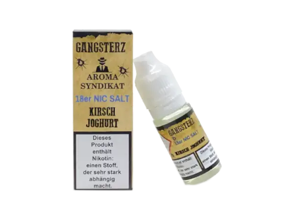 GANGSTERZ - Kirsch Joghurt - Nikotinsalz Liquid 10ml