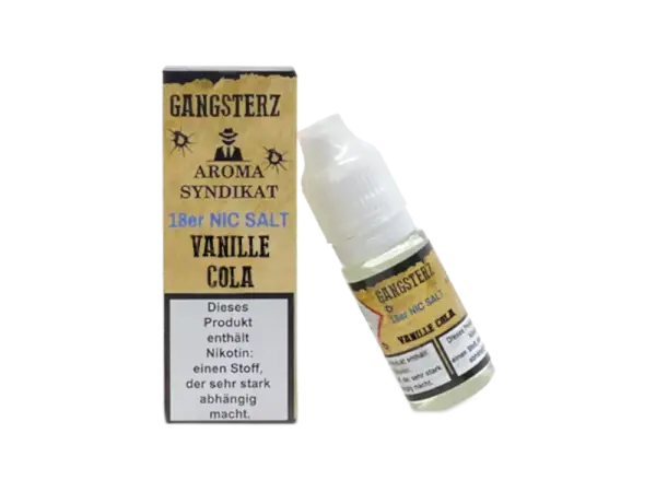 GANGSTERZ - Vanille Cola - Nikotinsalz Liquid 10ml